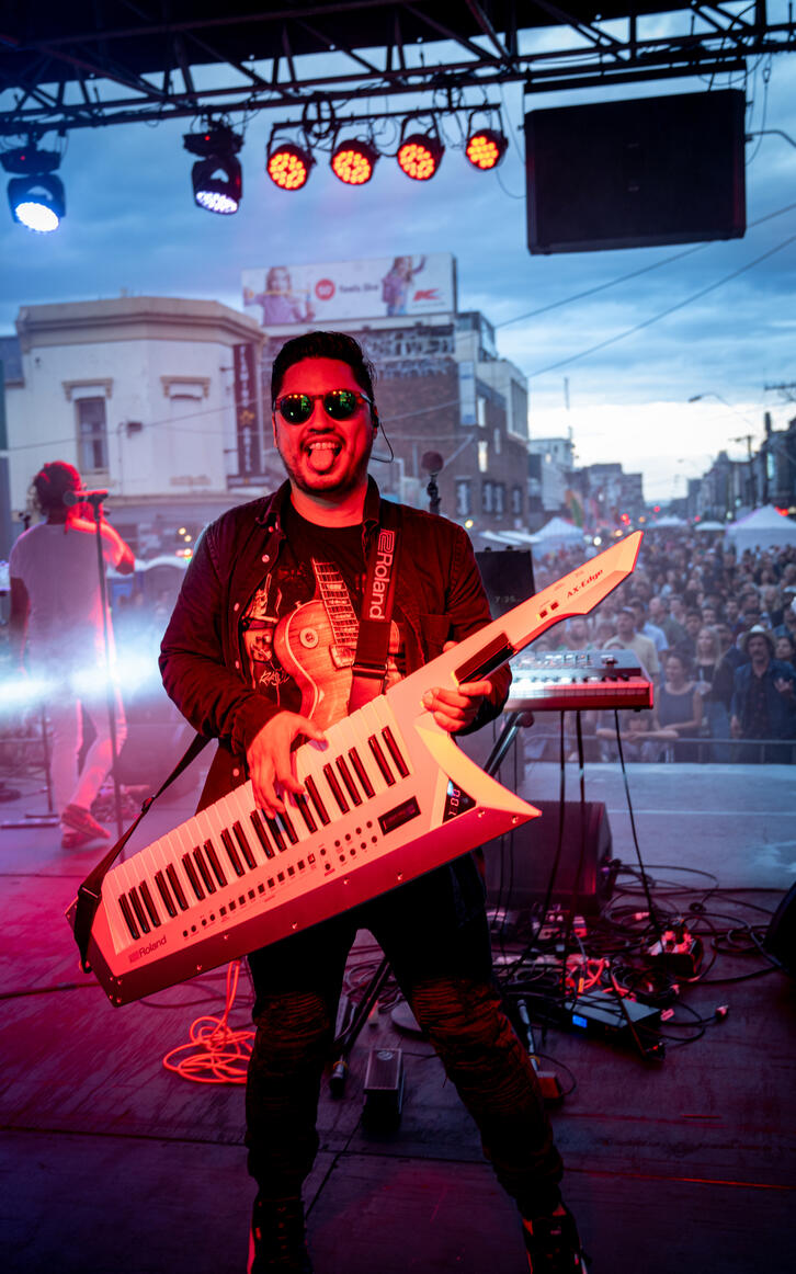 Johnston St Latin Festival Playing with La Furia